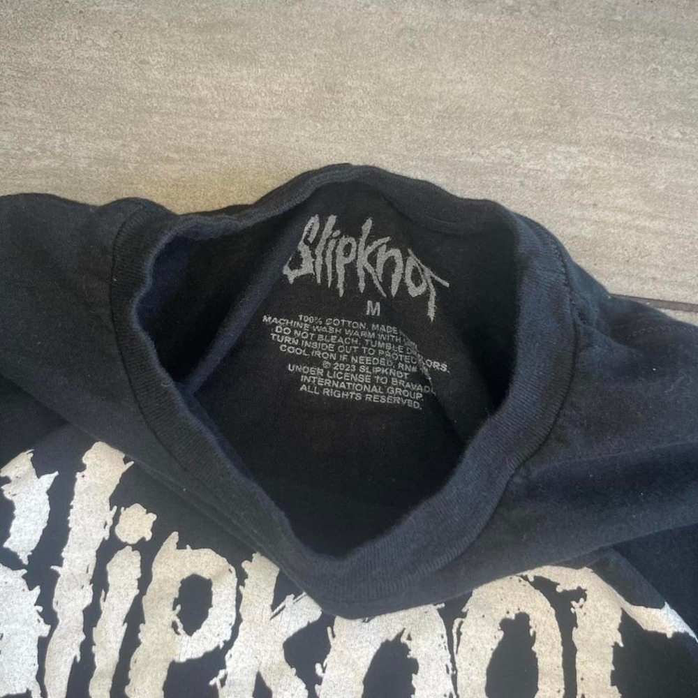 Slipknot Graphic Band T-Shirt Black Mens Size M Short Sleeve - Picture 4 of 7